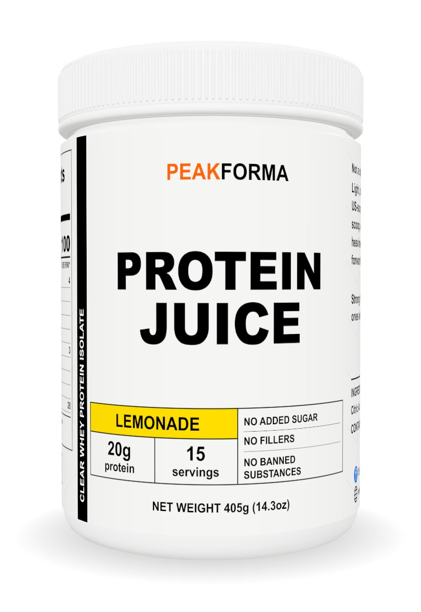 PeakForma Lemonade clear whey protein isolate, 15 servings, 405g