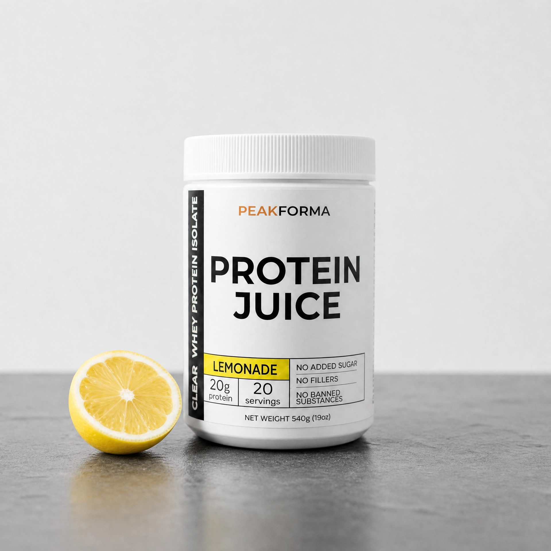 Protein Juice — Clear Whey Protein Isolate | 20g Protein, 20 Servings