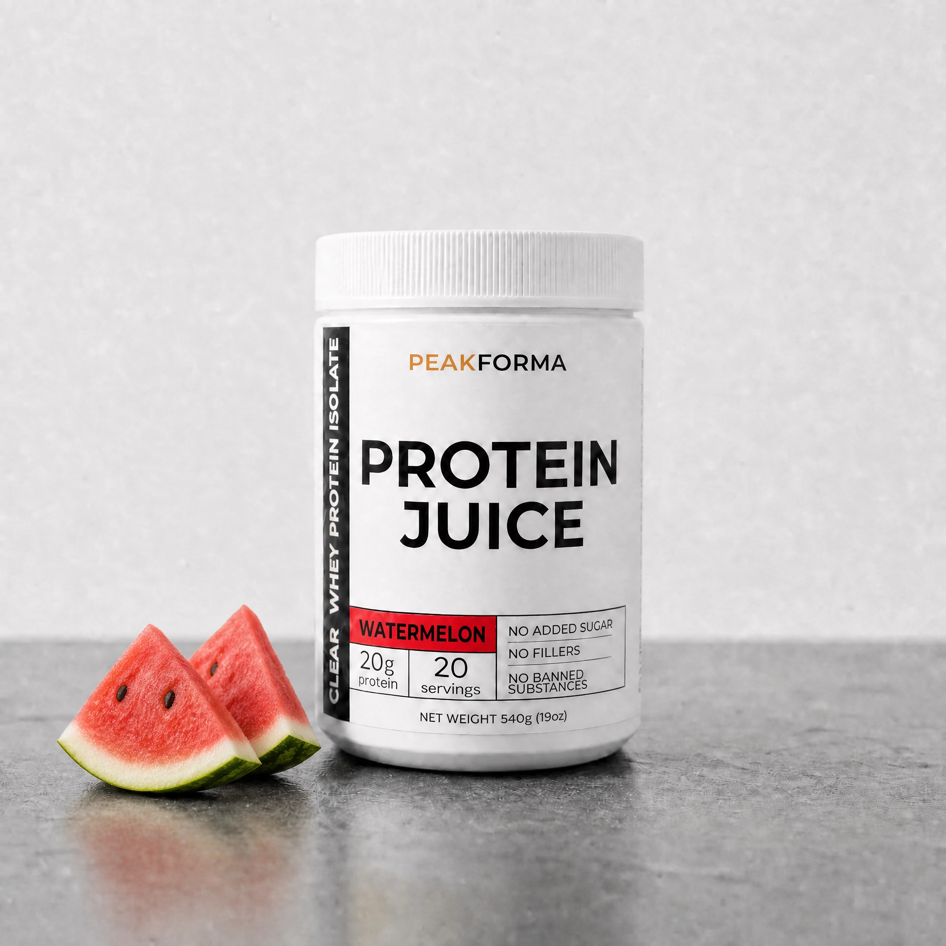 Protein Juice — Clear Whey Protein Isolate | 20g Protein, 20 Servings